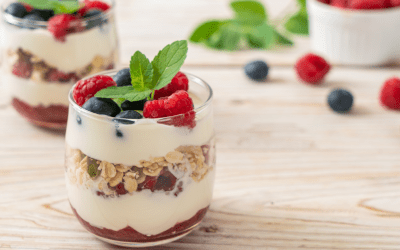 Parfait with Whipped Greek Yogurt