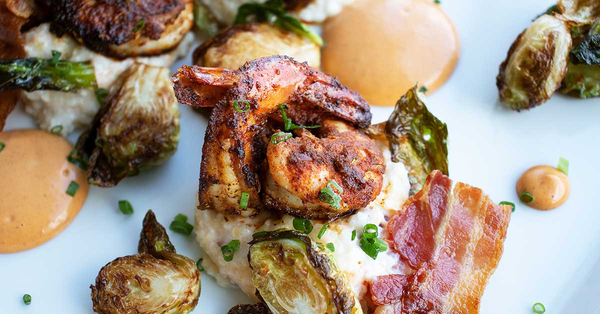 Blackened Shrimp and Grits blackened shrimp and grits