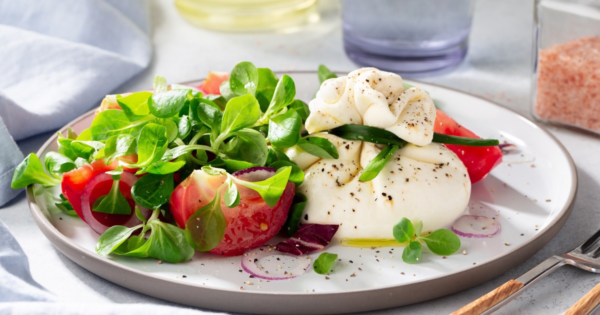 Burrata Mozzarella Salad web
