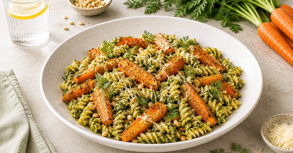 Carrot Pesto Pasta