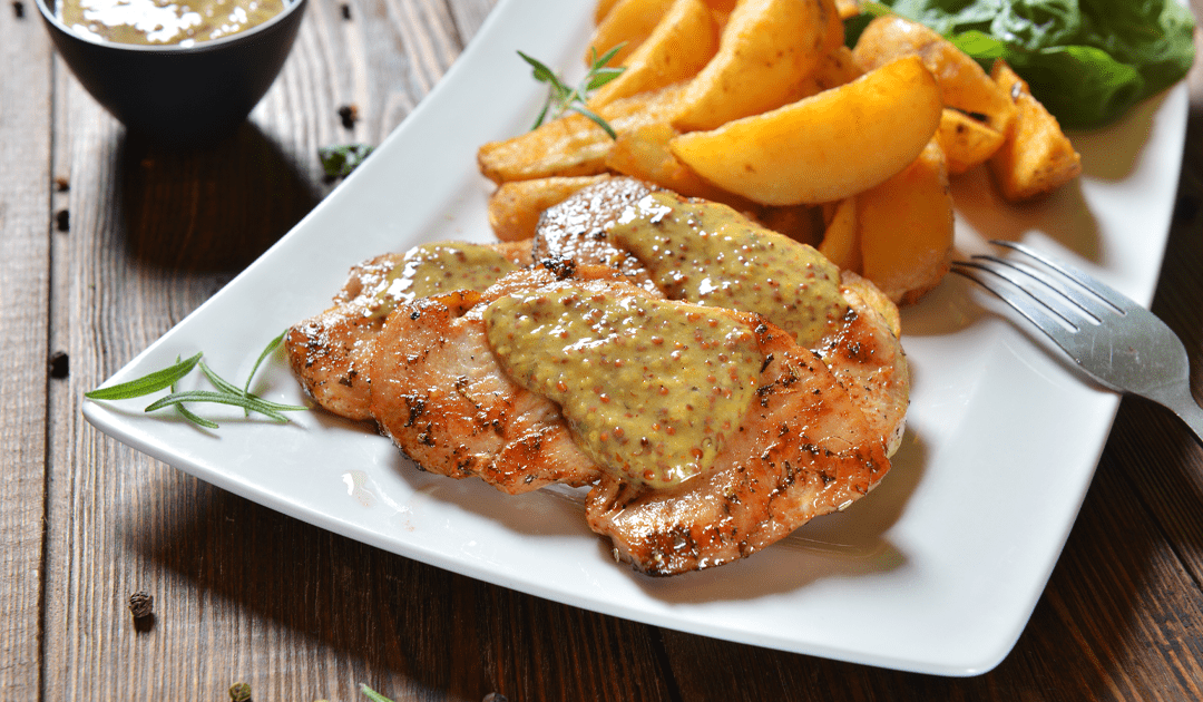 Chicken with Creamy Mustard Sauce