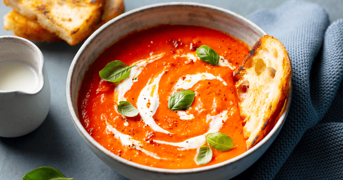 Comforting bowl of soup Comforting bowl of soup