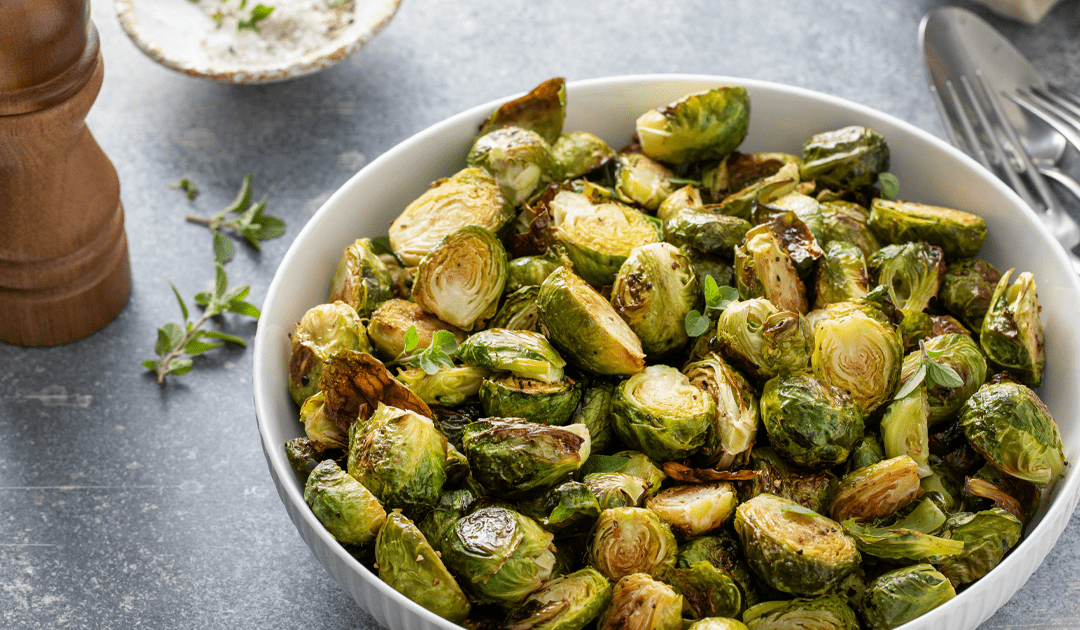 Roasted Brussels Sprouts with Balsamic Vinegar & Honey