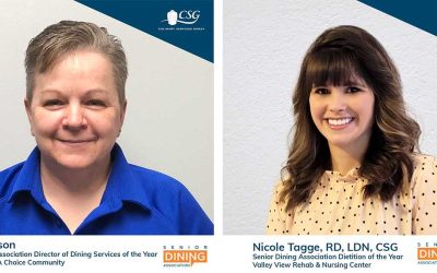 Culinary Services Group Employees Win Senior Dining Association Awards