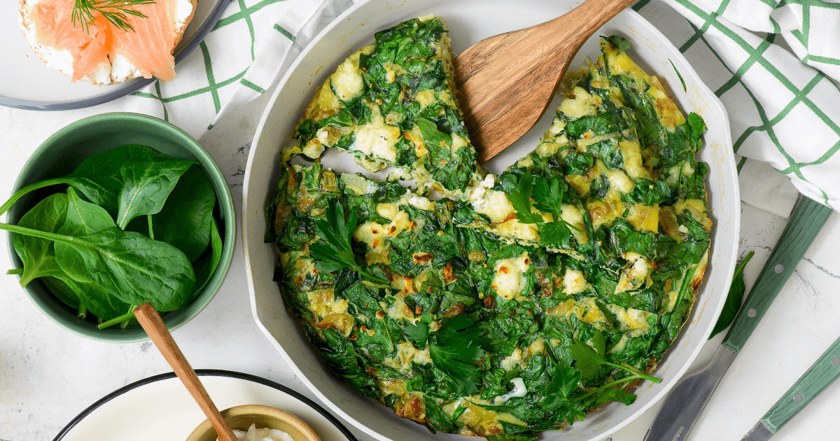 Spinach White Bean Frittata