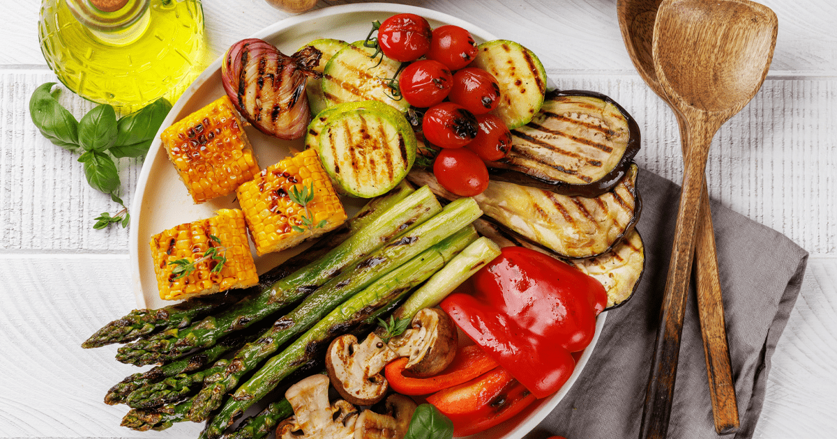 grilled summer vegetables