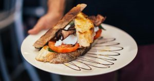well plated sandwich