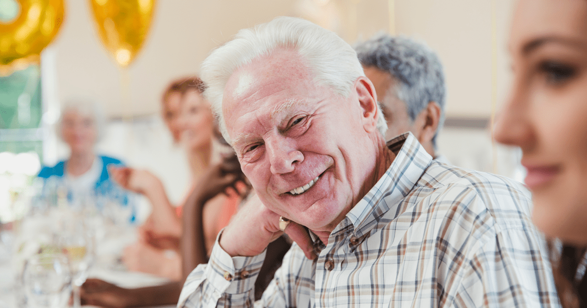 smiling senior man