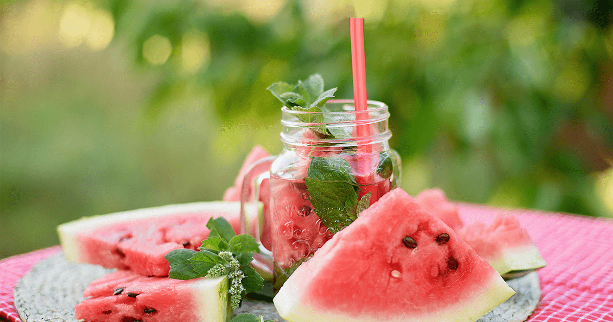 watermelon mint water